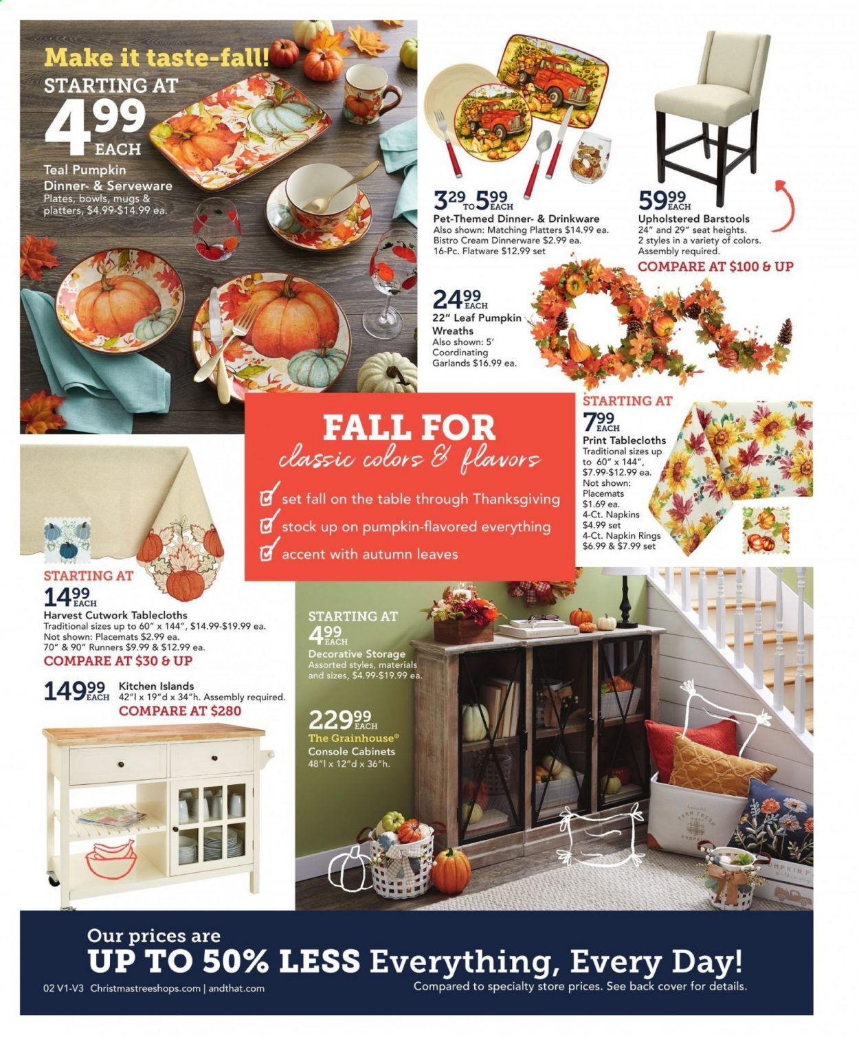 Christmas Tree Shops Weekly Ad September 10 to September 20