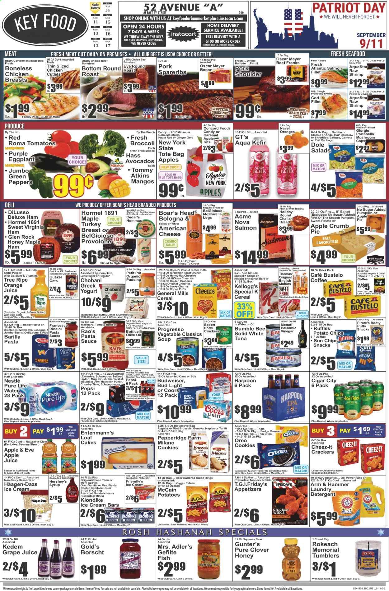 Key Food (NY) Weekly Ad September 11 to September 17