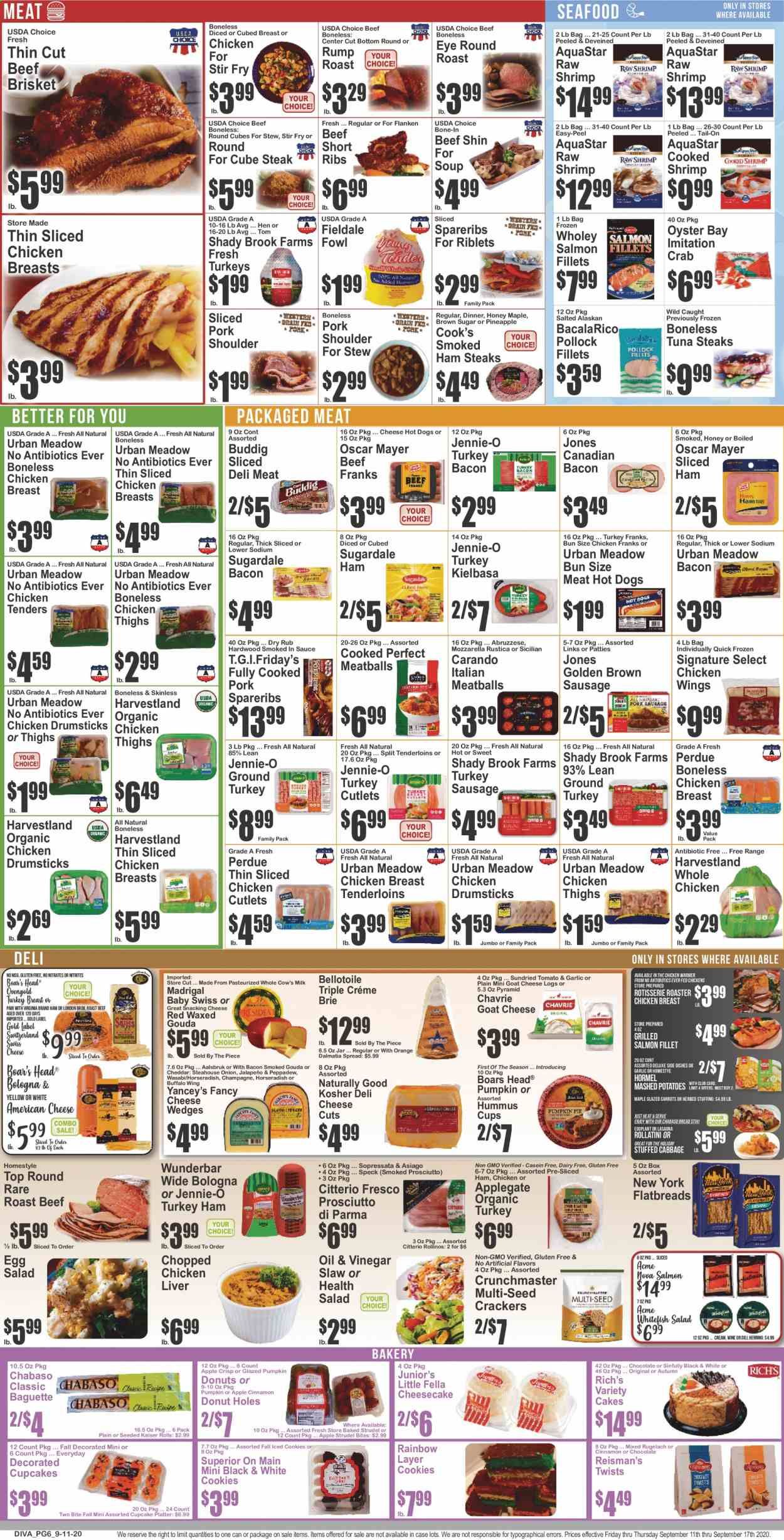 Key Food (NJ, NY) Weekly Ad September 11 to September 17