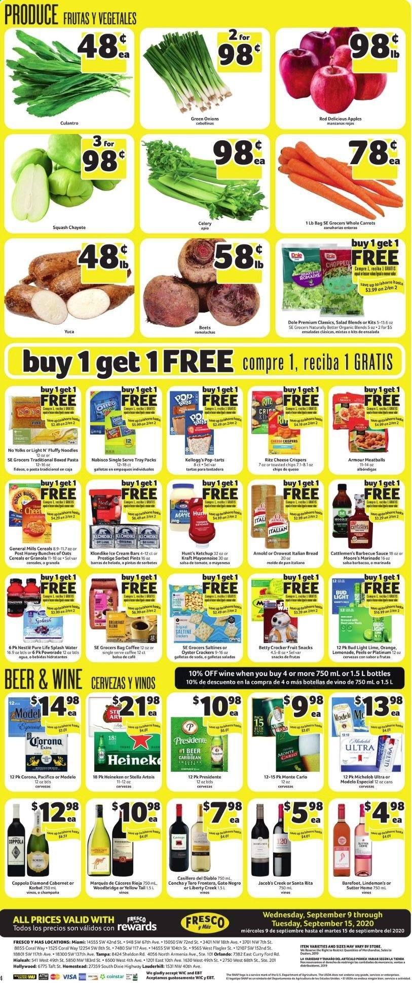Fresco y Más Weekly Ad September 9 to September 16