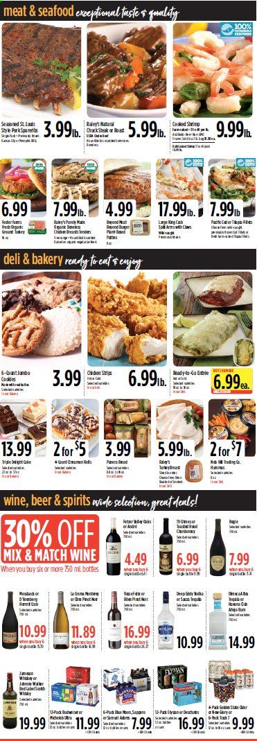 Raley's Weekly Ad September 9 to September 15