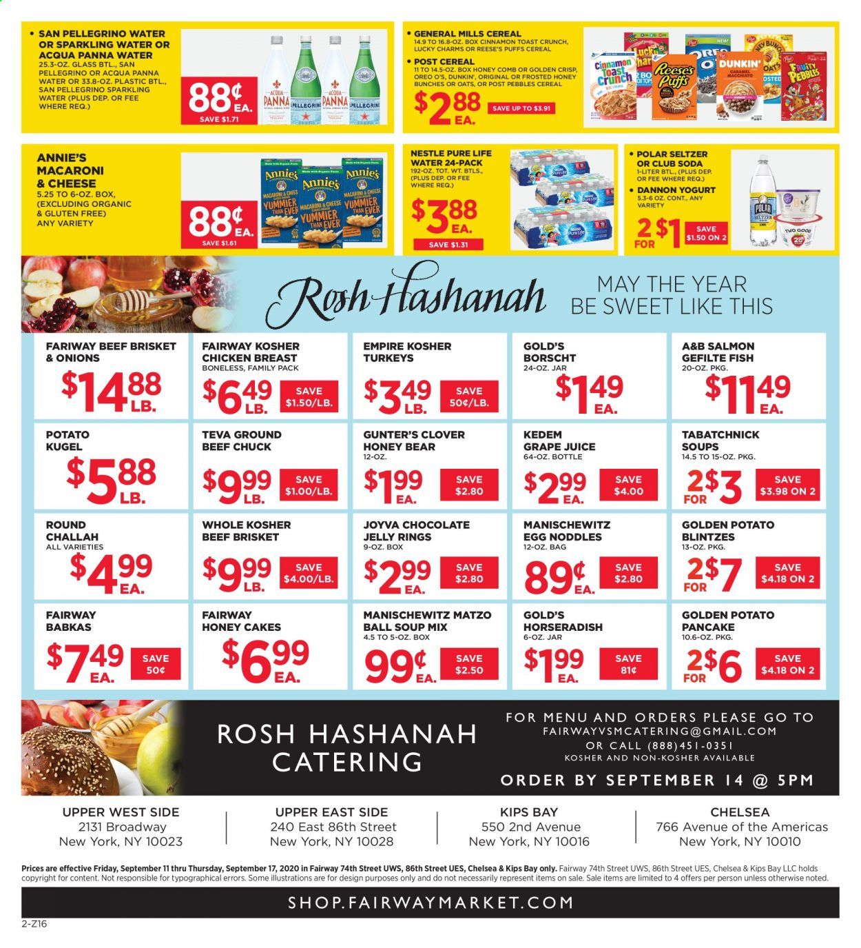 Fairway Market Weekly Ad September 11 to September 17