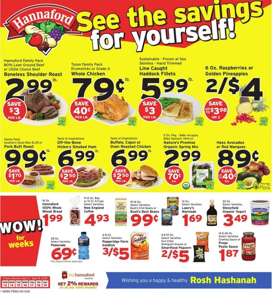 Hannaford (ME) Weekly Ad September 13 to September 19