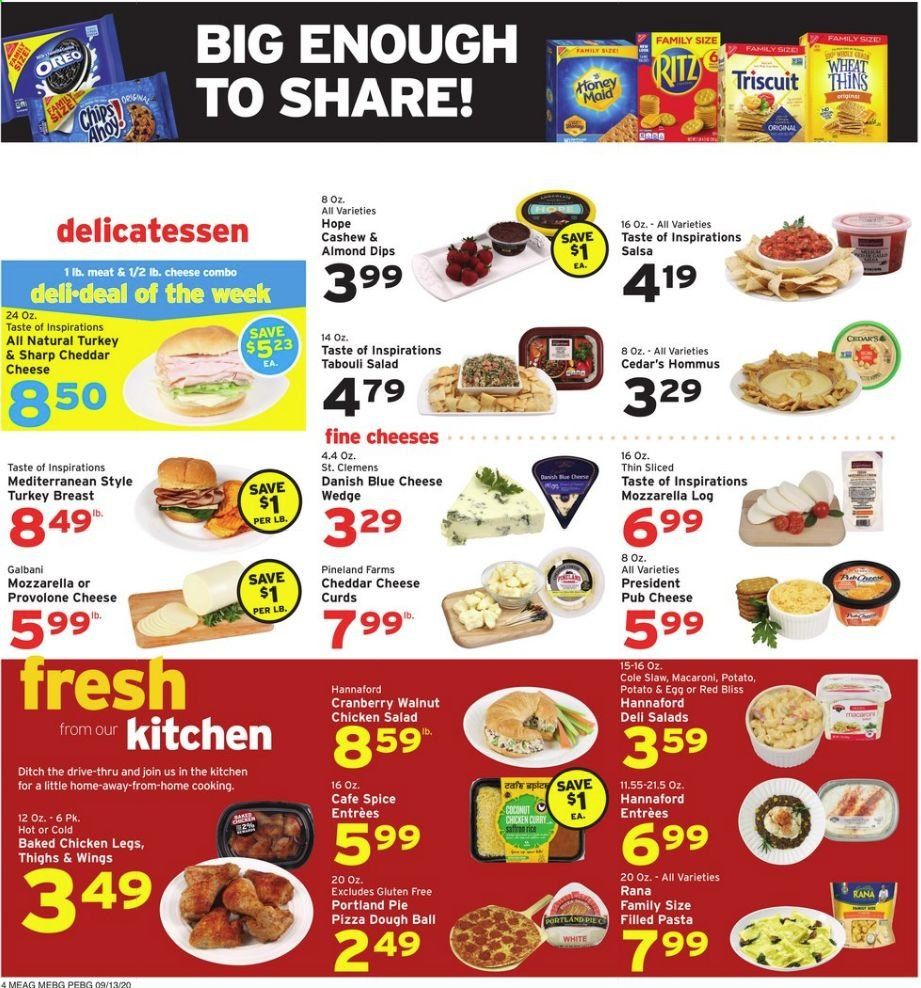 Hannaford (ME) Weekly Ad September 13 to September 19