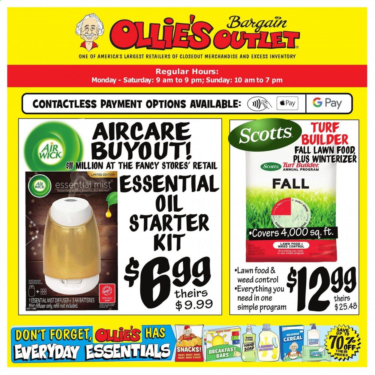 Ollie's Bargain Outlet Weekly Ad September 9 to September 16