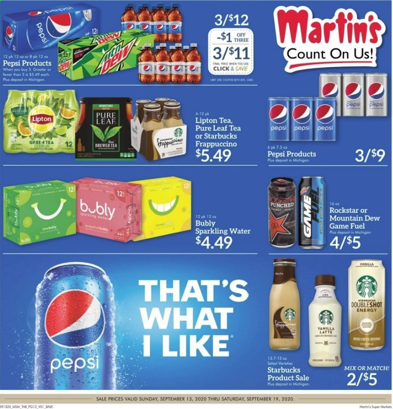 Martin’s Weekly Ad September 13 to September 19