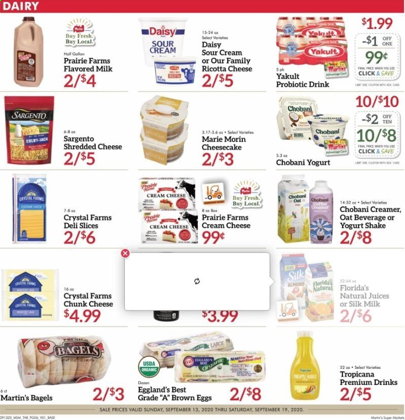 Martin’s Weekly Ad September 13 to September 19