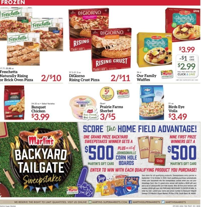 Martin’s Weekly Ad September 13 to September 19
