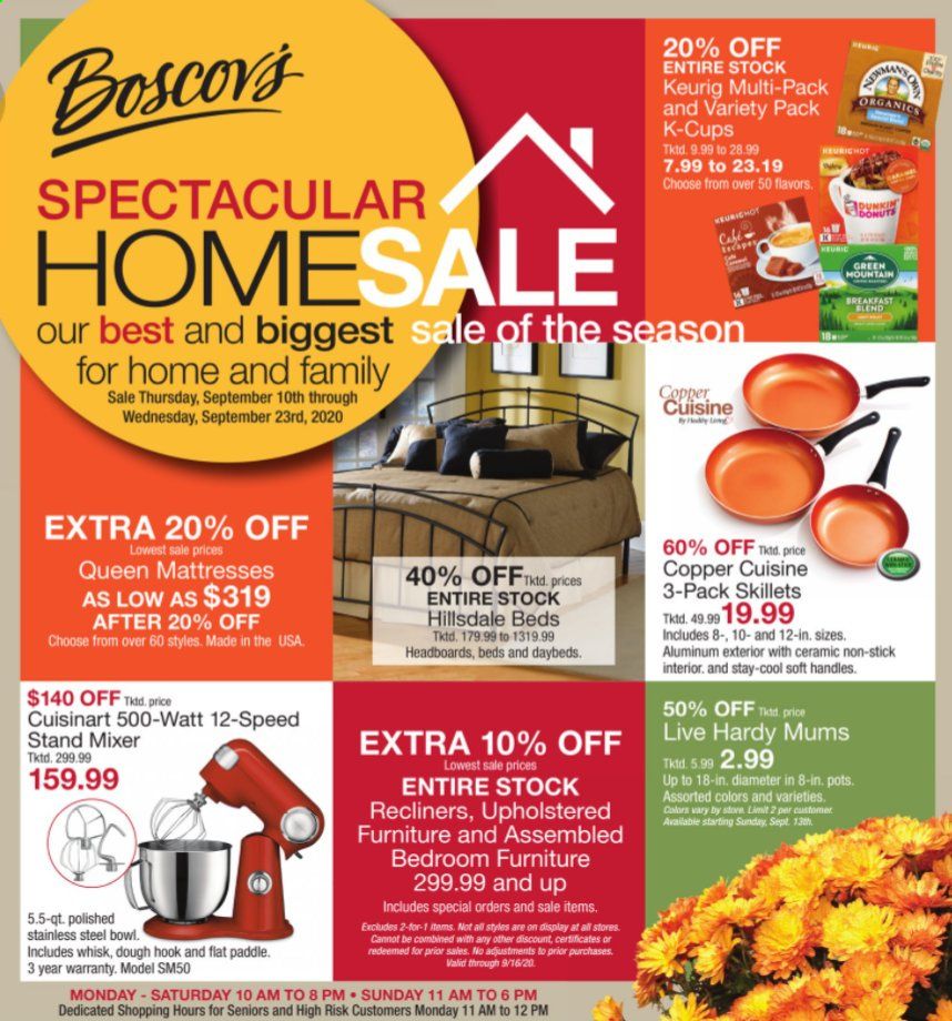 Boscov's Weekly Ad September 10 to September 23