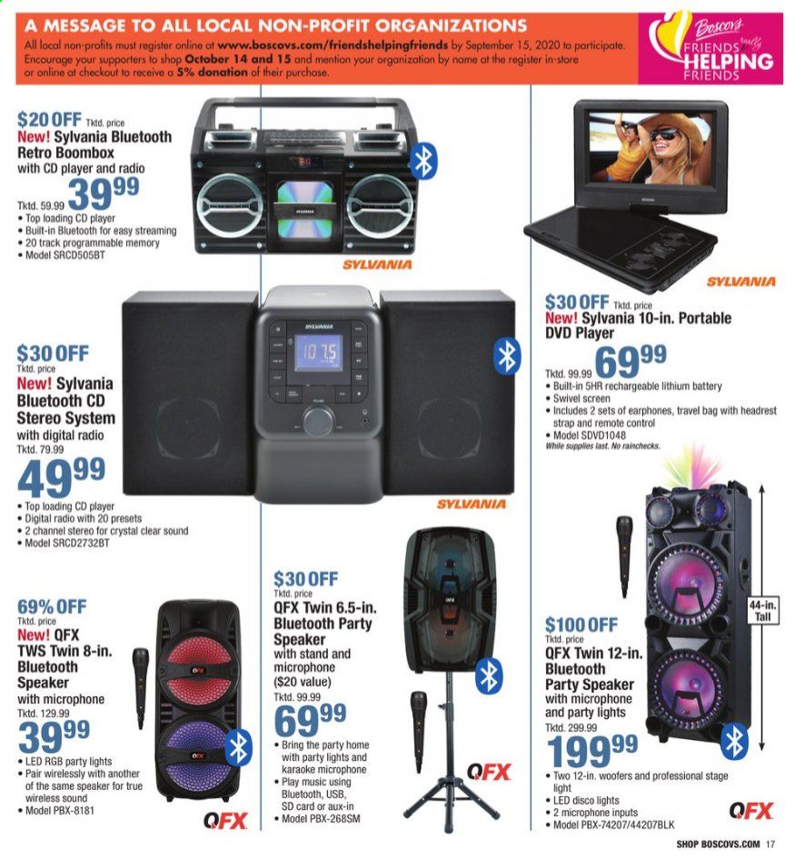 Boscov's Weekly Ad September 10 to September 23