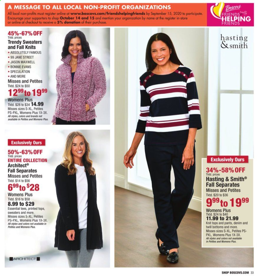 Boscov's Weekly Ad September 10 to September 23