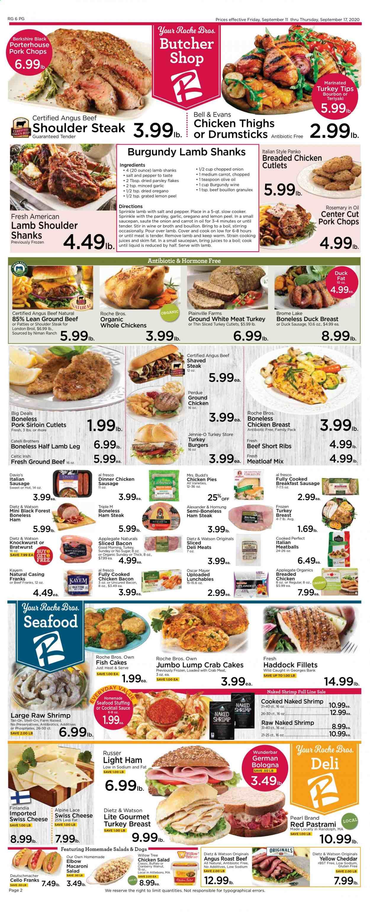 Roche Bros. Weekly Ad September 11 to September 17
