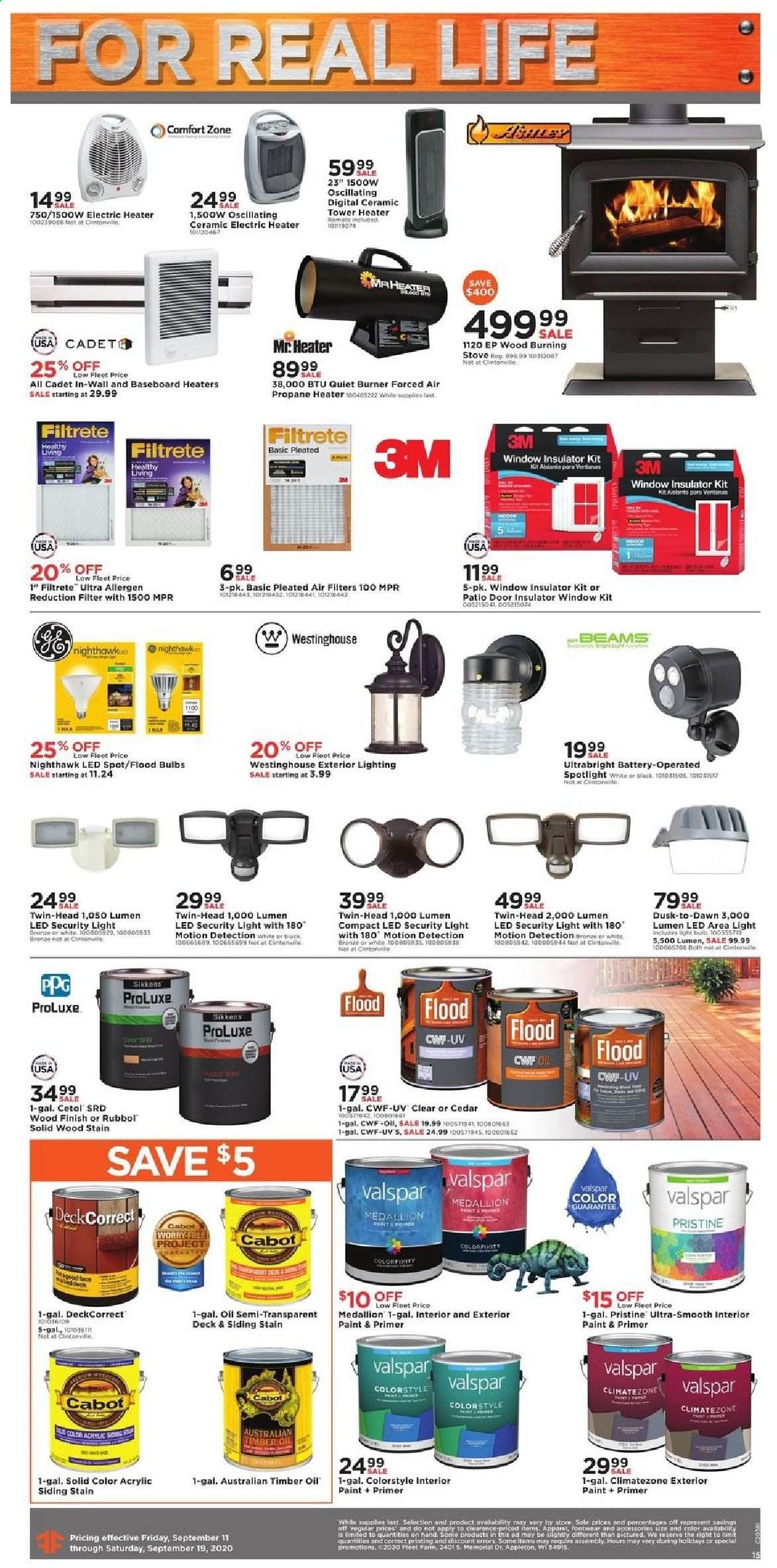 Fleet Farm Weekly Ad September 11 to September 19