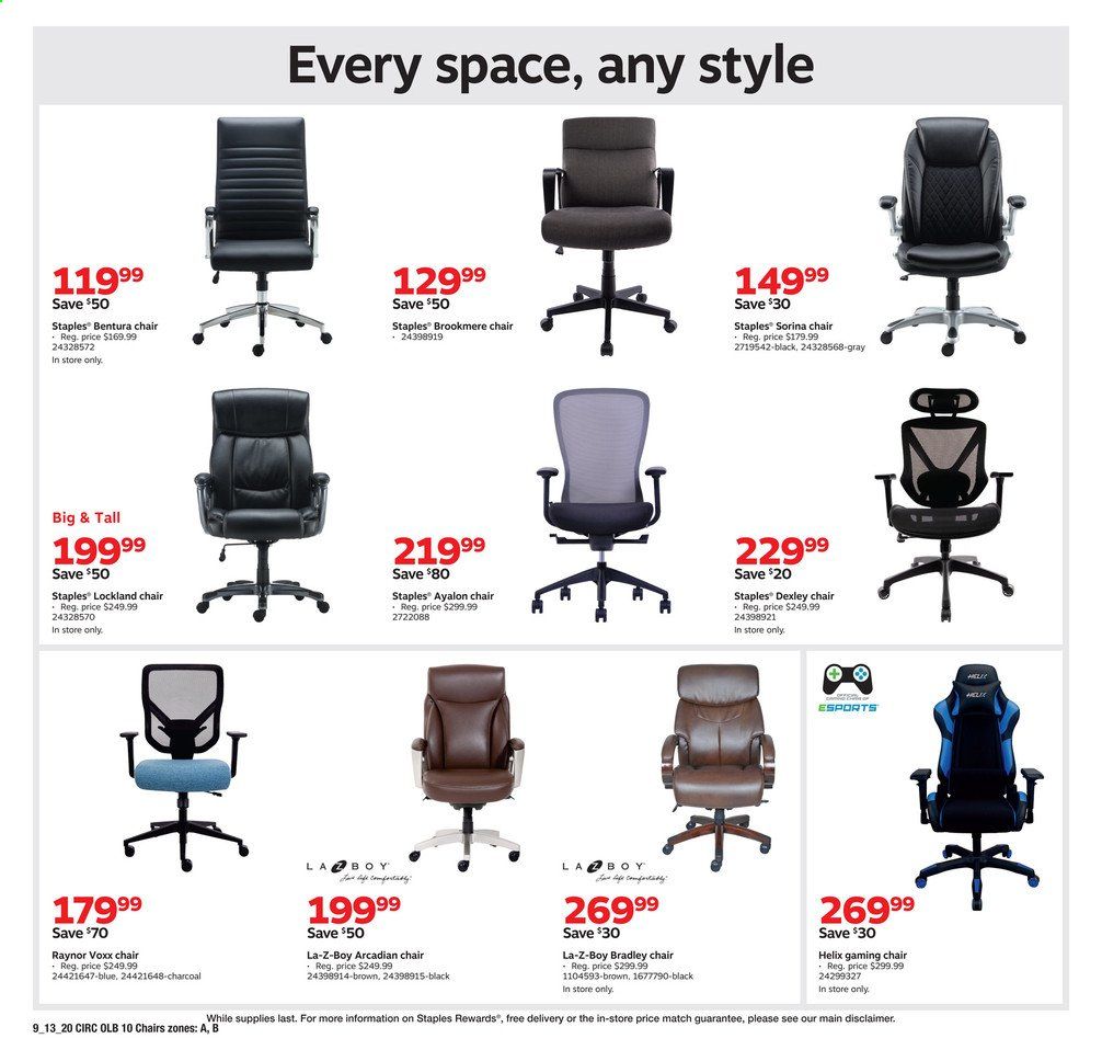 Staples Weekly Ad September 13 to September 19