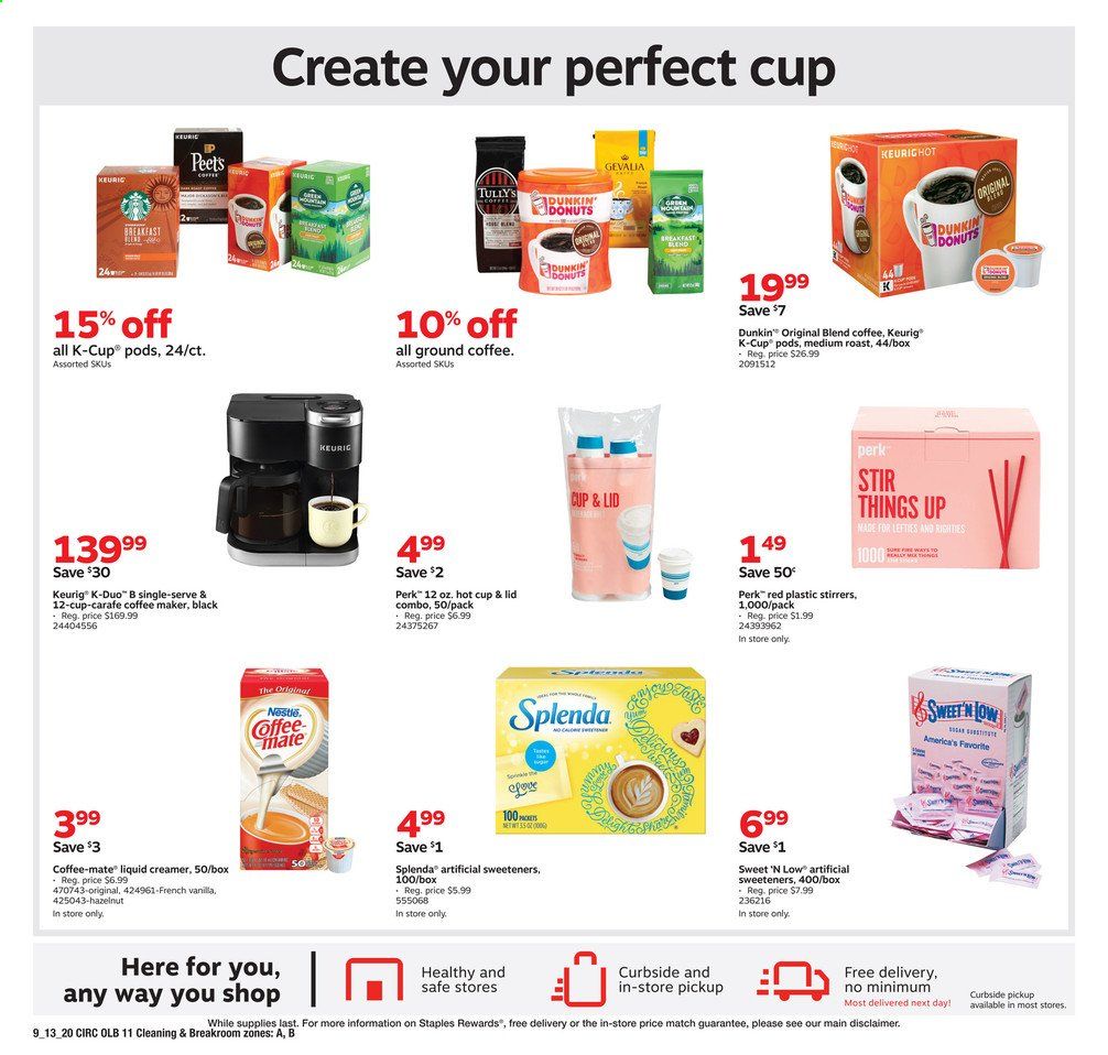 Staples Weekly Ad September 13 to September 19