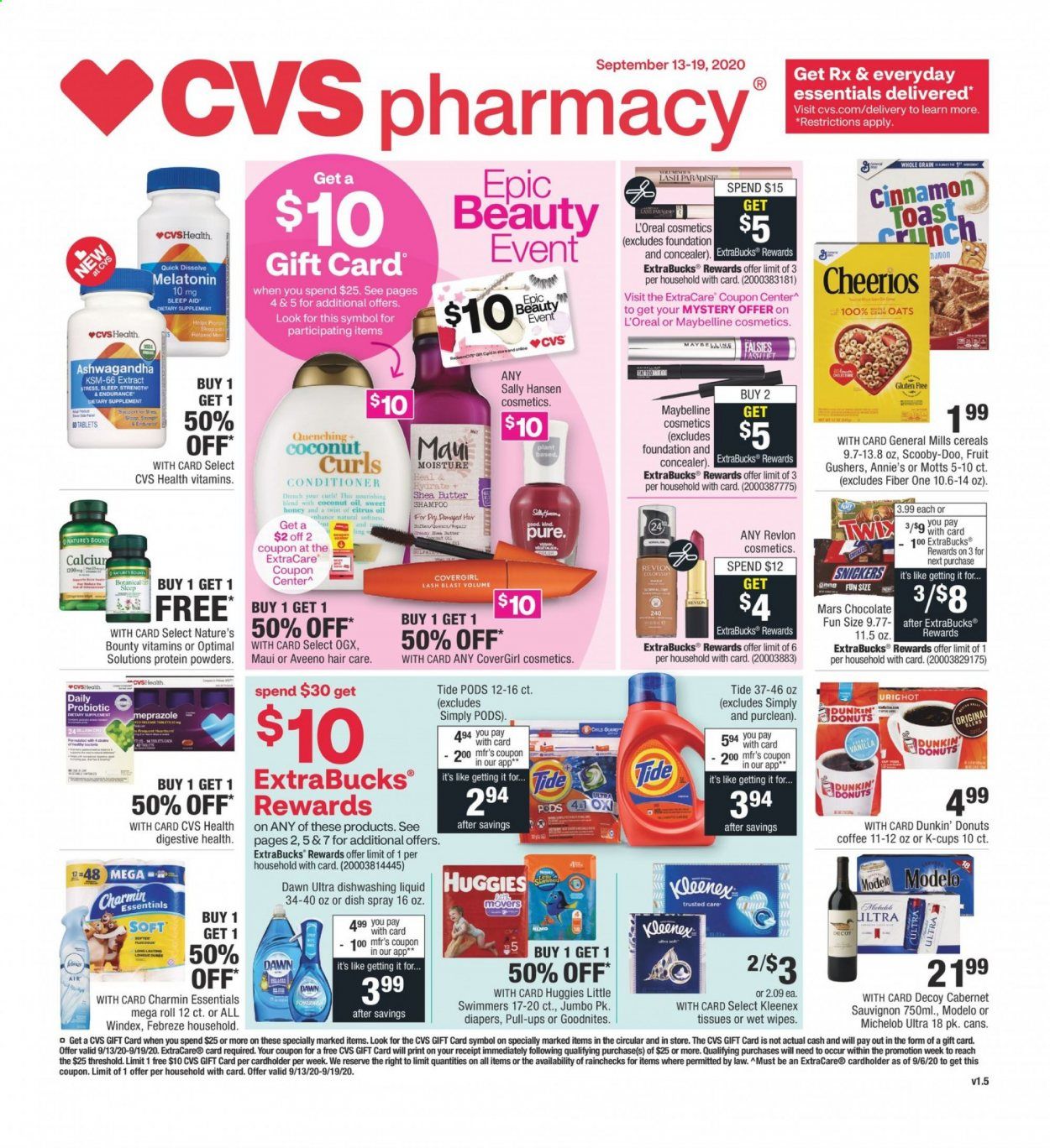 CVS Pharmacy Weekly Ad September 13 to September 19