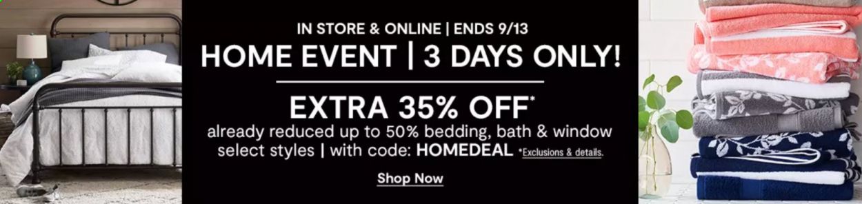 JCPenney Weekly Ad September 11 to September 13