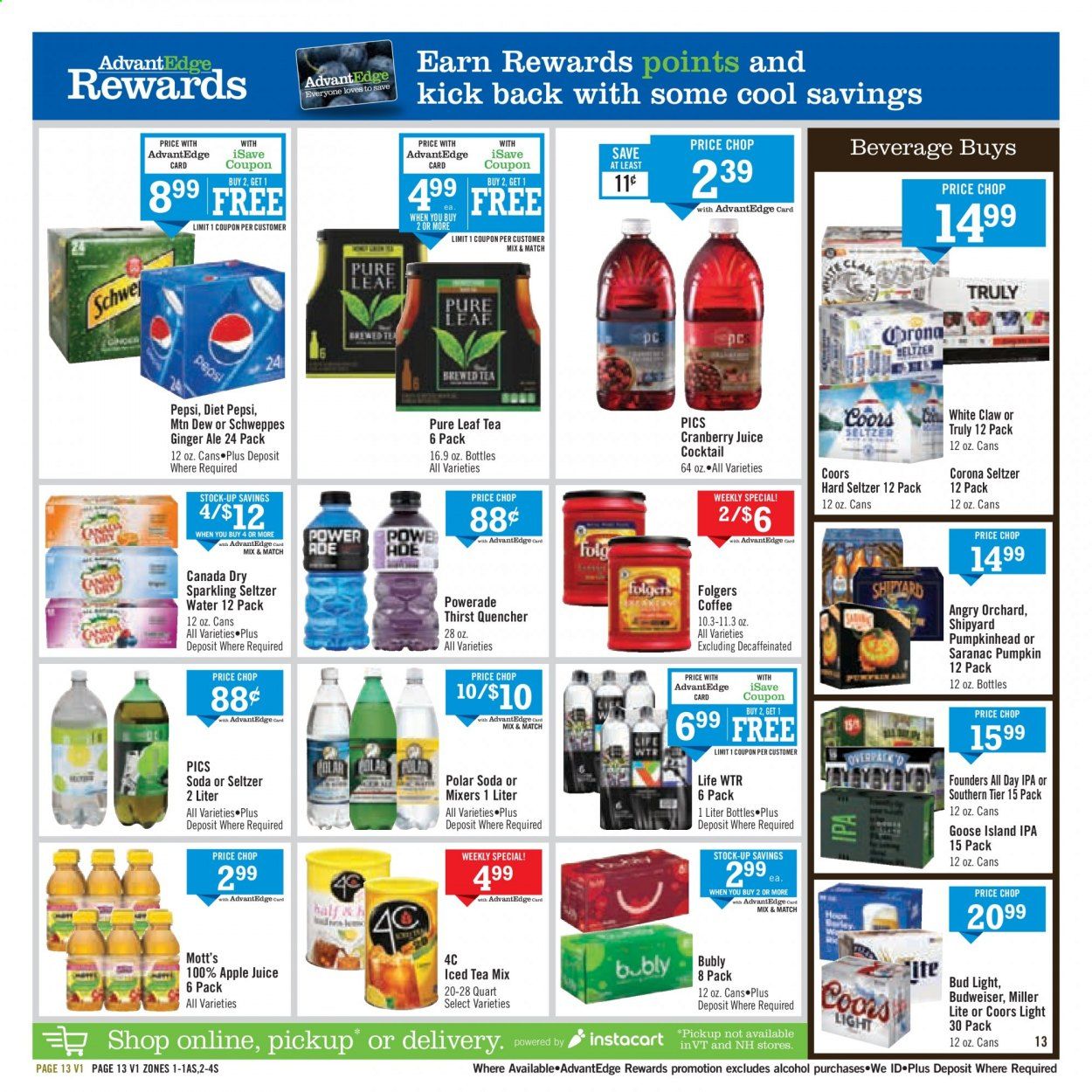 Price Chopper (NY) Weekly Ad September 13 to September 19