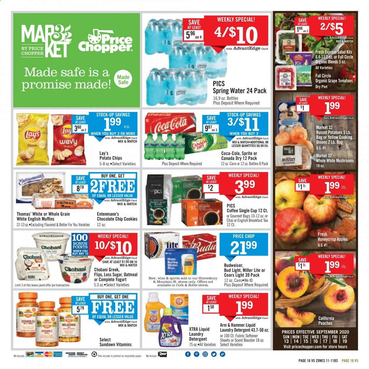 Price Chopper (MA) Weekly Ad September 13 to September 19