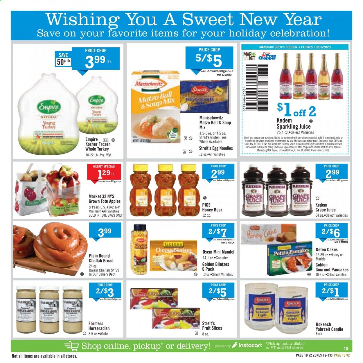 Price Chopper (NH) Weekly Ad September 13 to September 19