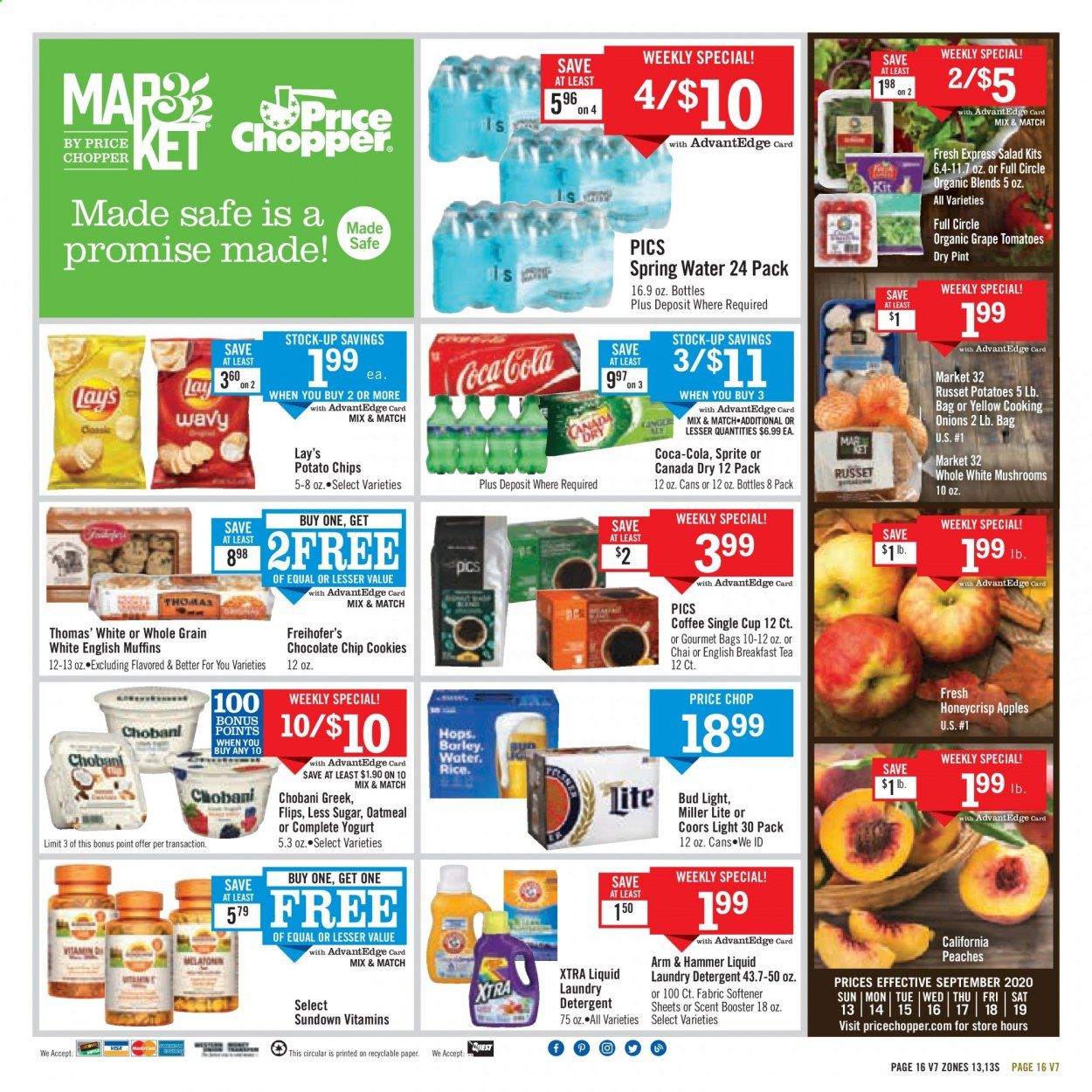 Price Chopper (NH) Weekly Ad September 13 to September 19