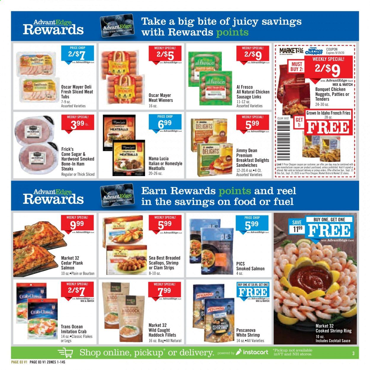 Price Chopper (NH) Weekly Ad September 13 to September 19