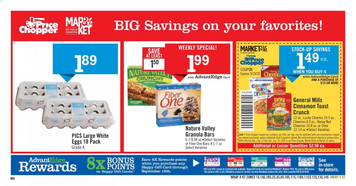 Price Chopper (PA) Weekly Ad September 13 to September 19