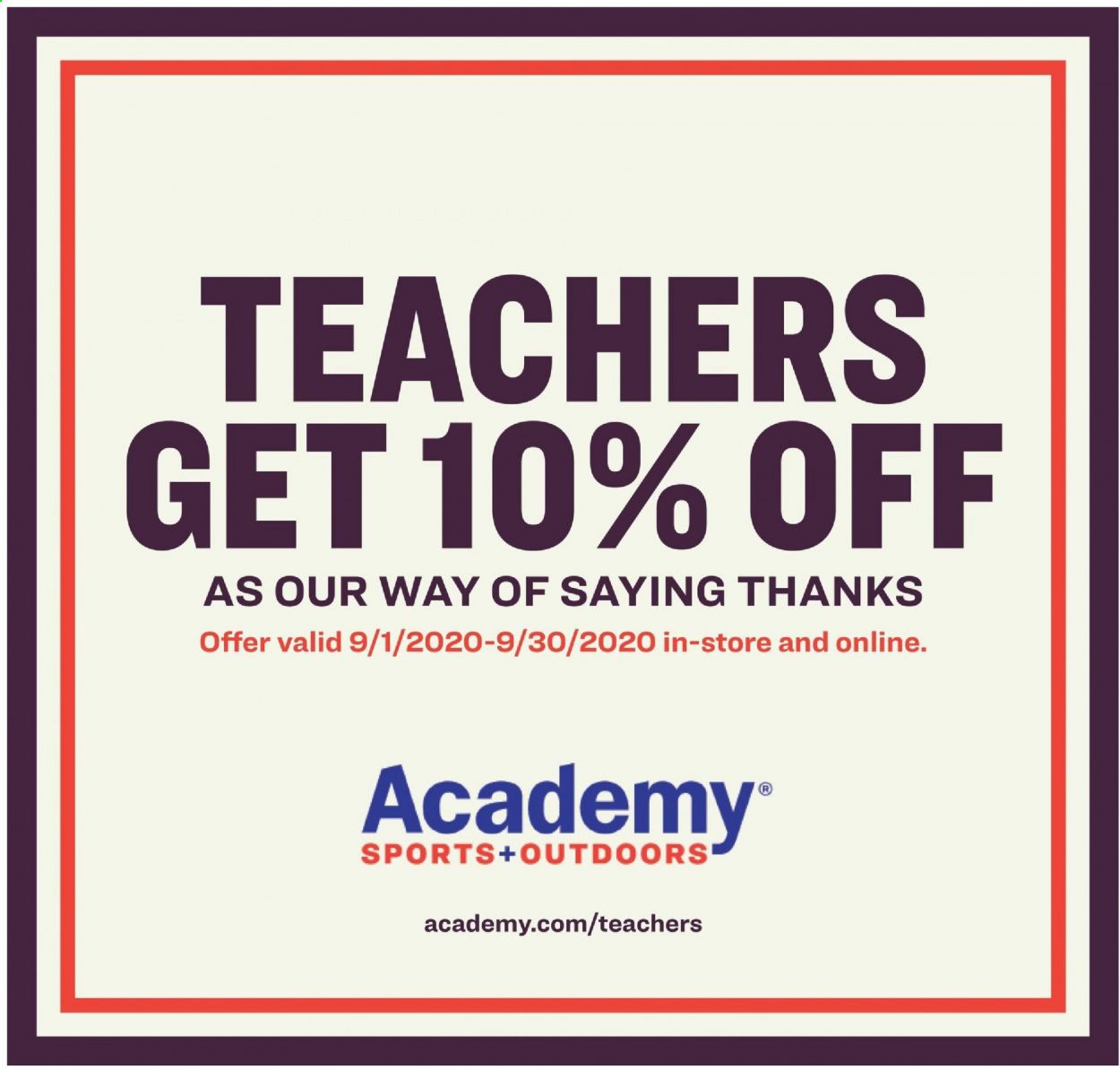 Academy Sports Weekly Ad August 31 to September 13