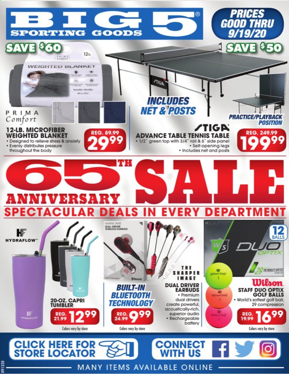 Big 5 Weekly Ad September 13 to September 19