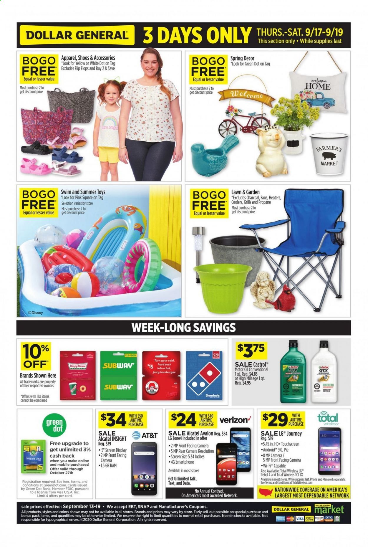 Dollar General Weekly Ad September 13 to September 19