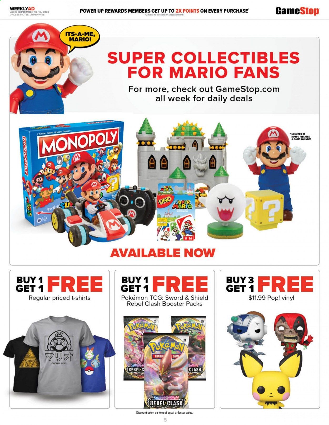 GameStop Weekly Ad September 13 to September 19