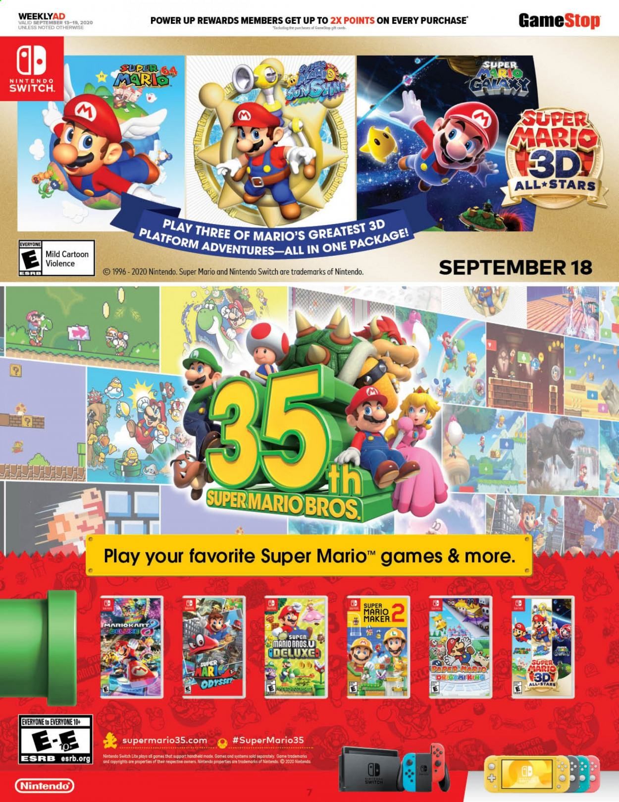 GameStop Weekly Ad September 13 to September 19