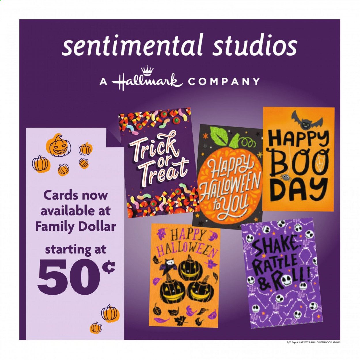 Family Dollar Weekly Ad September 13 to October 31