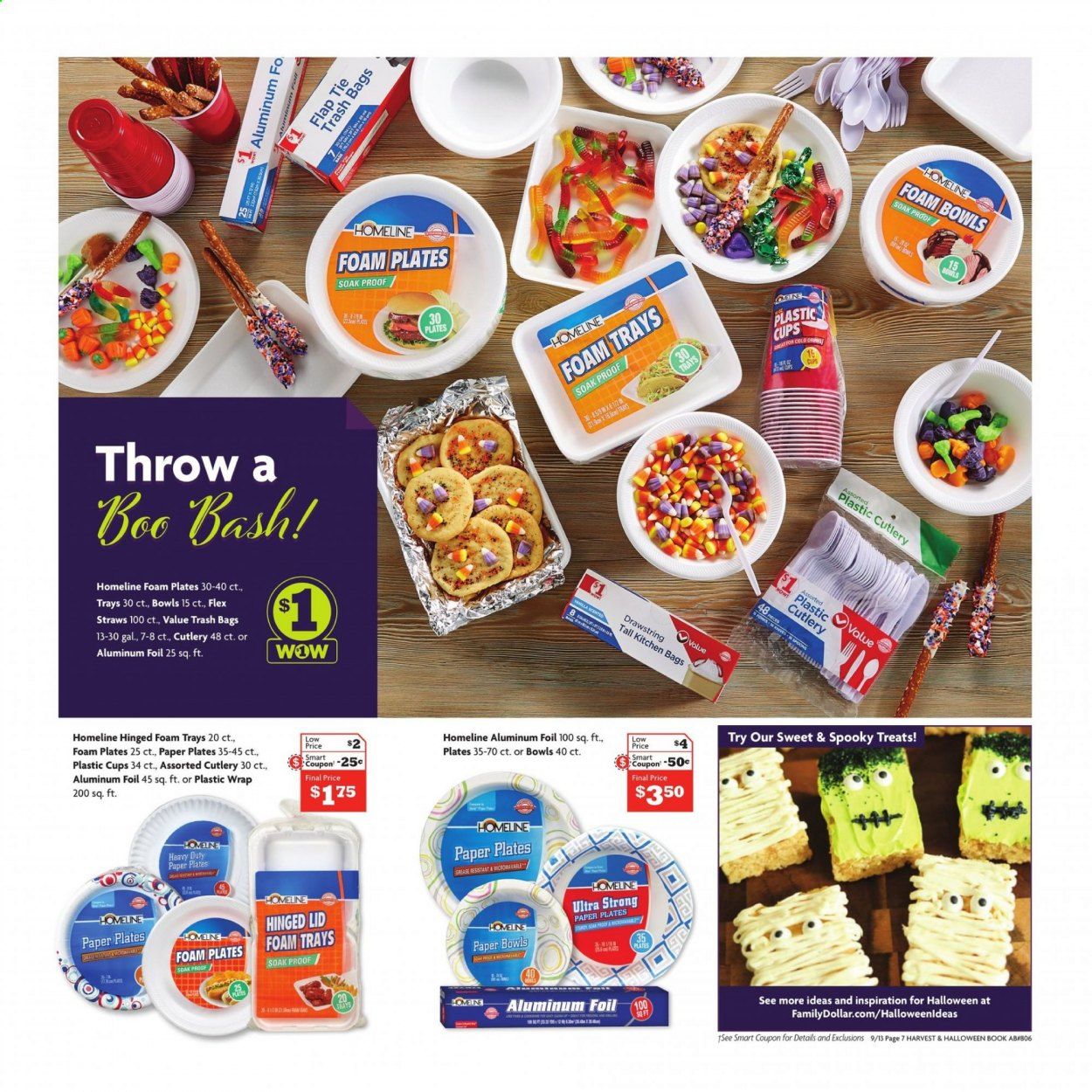 Family Dollar Weekly Ad September 13 to October 31