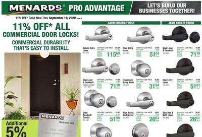 Menards Weekly Ad September 13 to September 19