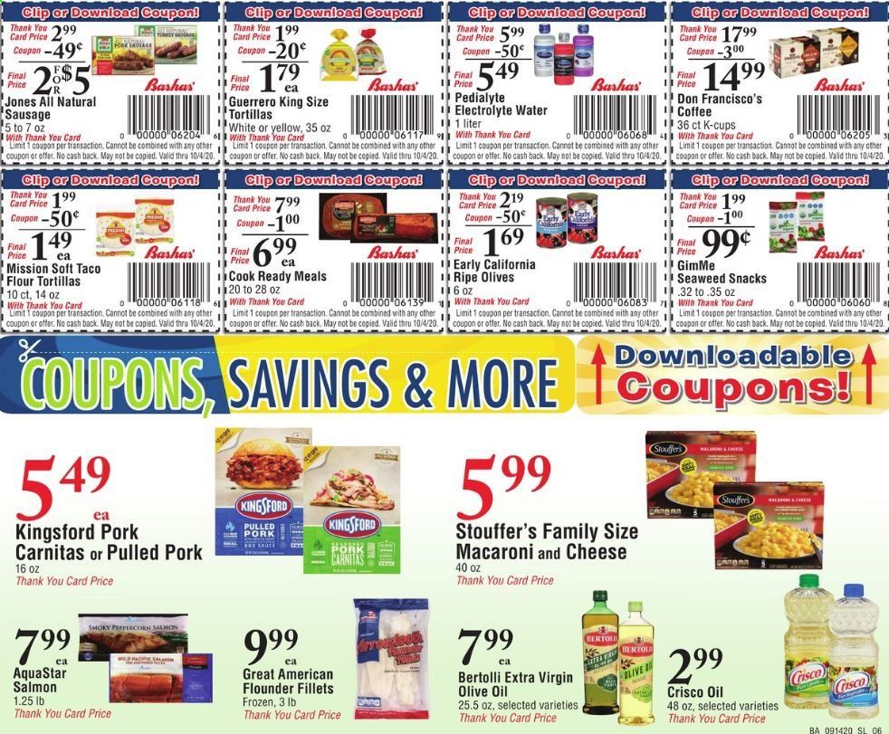 Bashas' (AZ) Weekly Ad September 14 to October 13