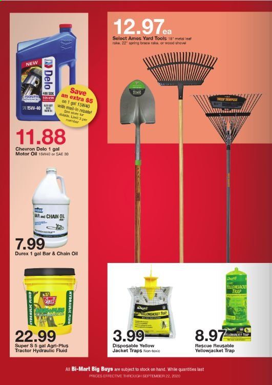 Bi-Mart Weekly Ad September 14 to September 22