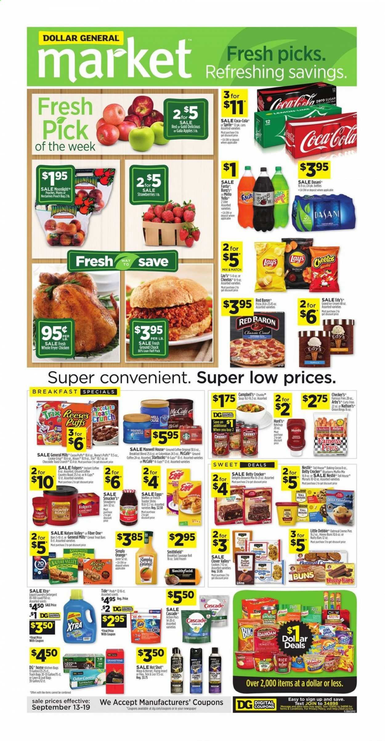 Dollar General (IN, OH) Weekly Ad September 13 to September 19