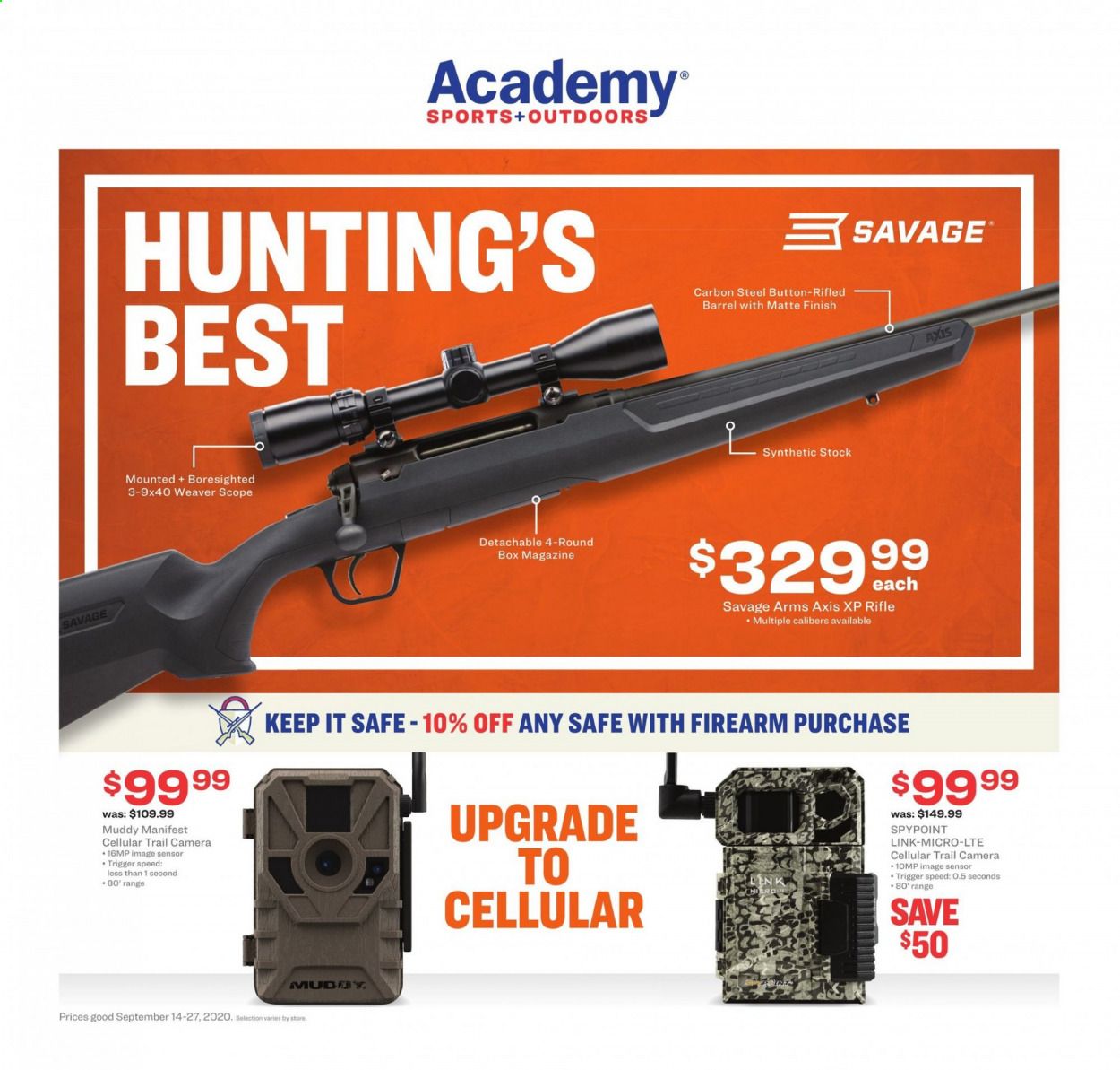 Academy Sports Weekly Ad September 14 to September 27