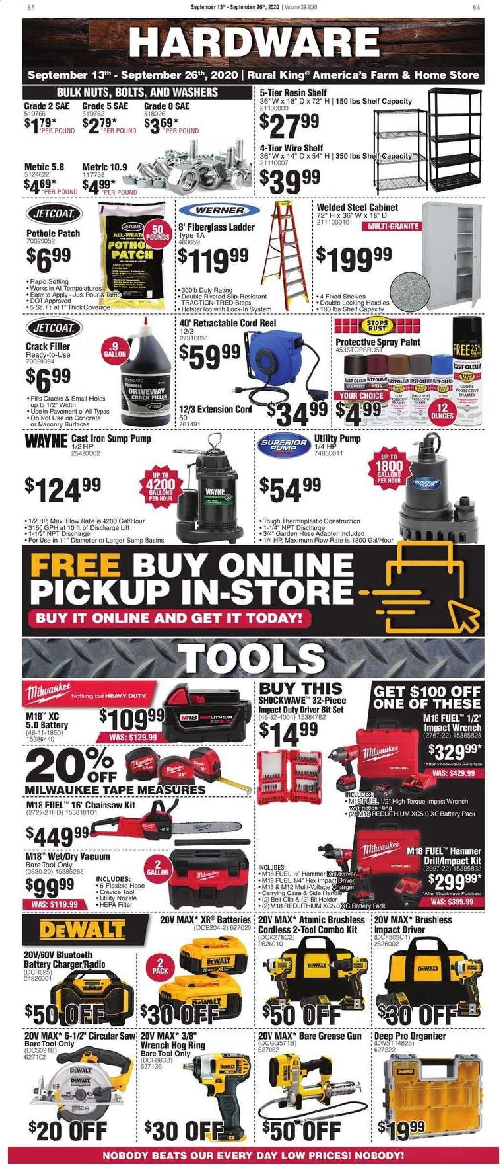 Rural King Weekly Ad September 13 to September 26