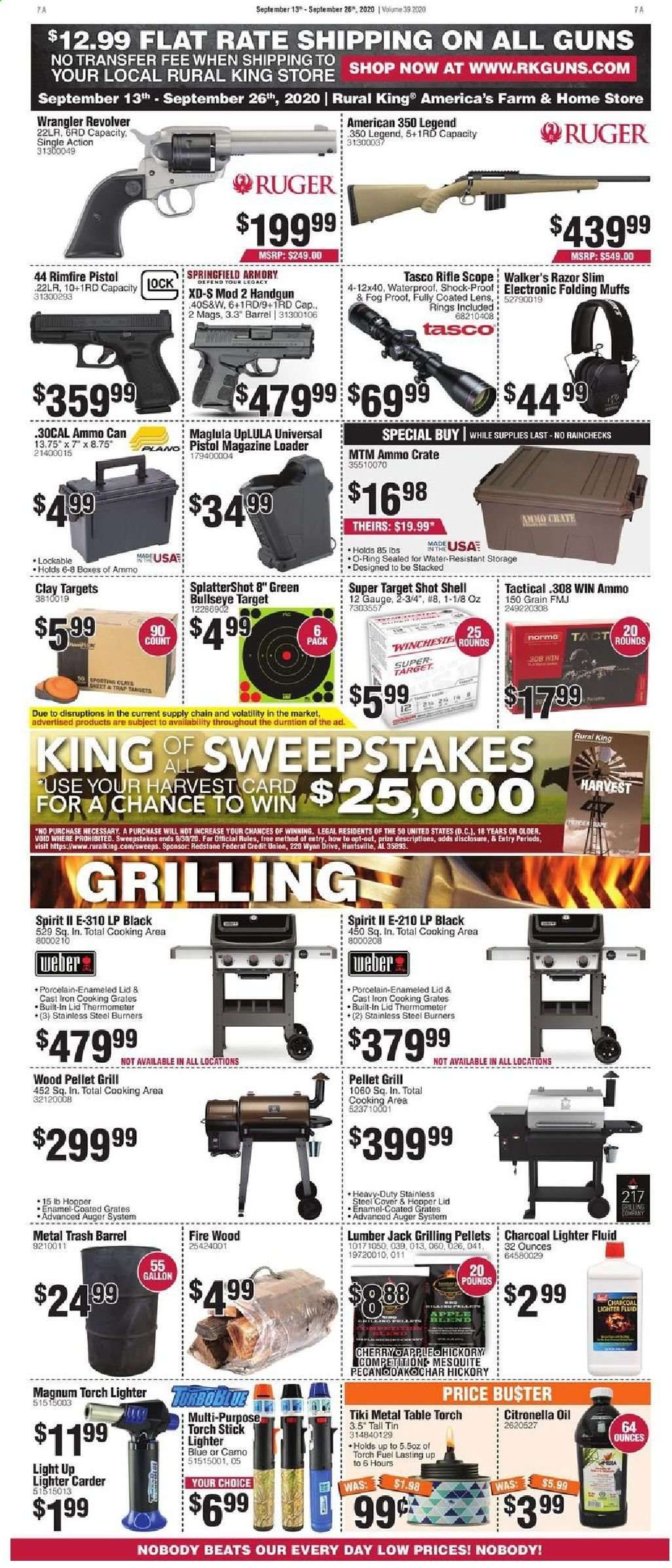 Rural King Weekly Ad September 13 to September 26