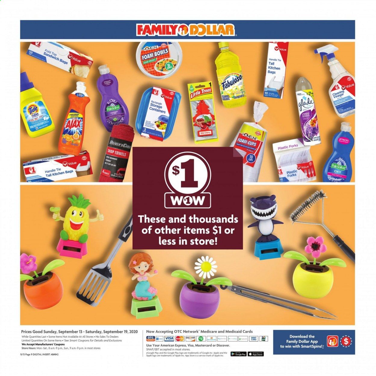 Family Dollar Weekly Ad September 13 to September 19