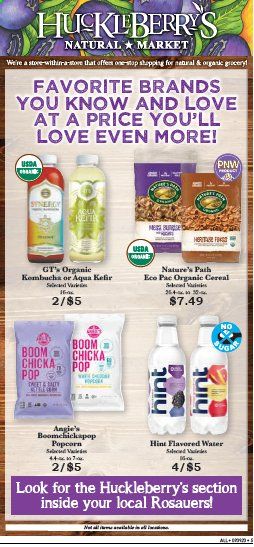 Rosauers Weekly Ad September 9 to September 15