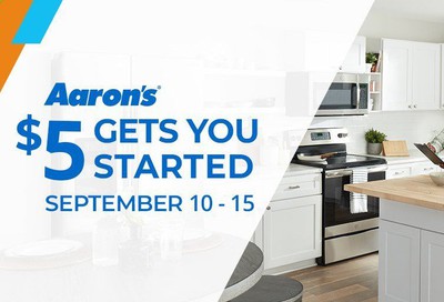 Aaron's Weekly Ad September 10 to September 15