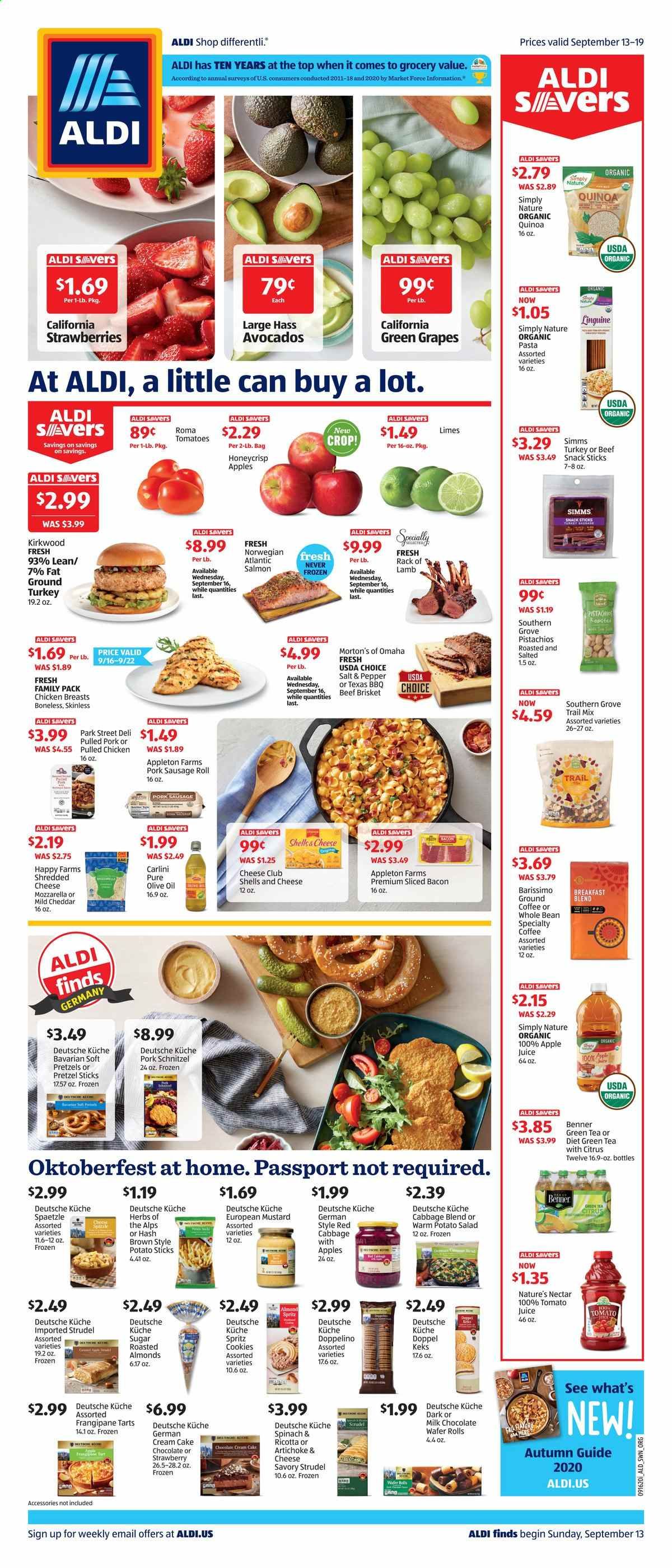 ALDI (CT, NH, NY, OH, RI, VT) Weekly Ad September 13 to September 19
