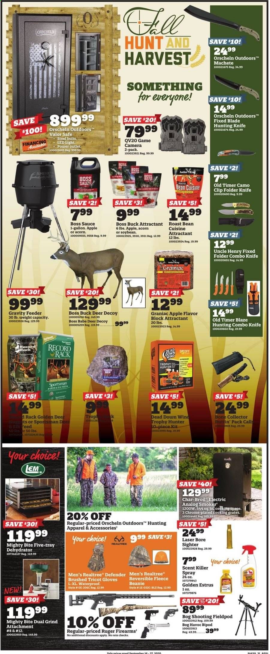 Orscheln Farm and Home Weekly Ad September 16 to September 27