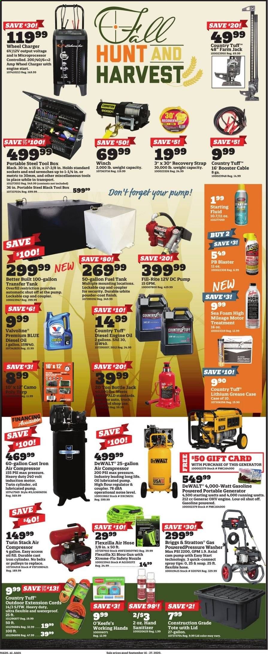 Orscheln Farm and Home Weekly Ad September 16 to September 27