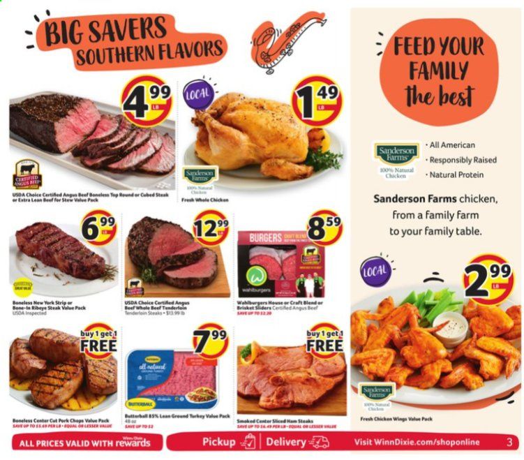 Winn Dixie Weekly Ad September 16 to September 22
