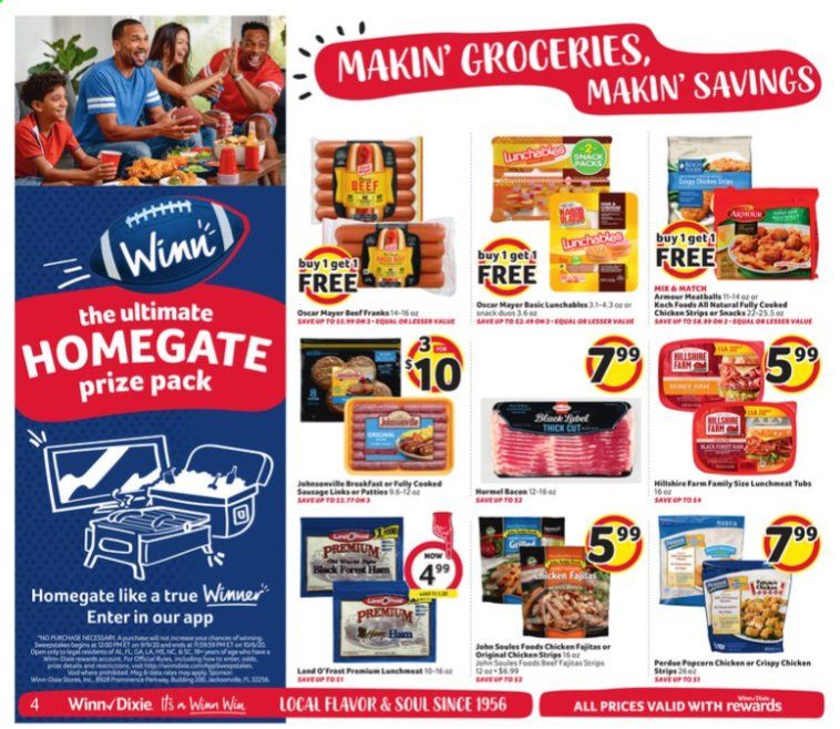 Winn Dixie Weekly Ad September 16 to September 22