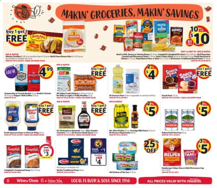 Winn Dixie Weekly Ad September 16 to September 22